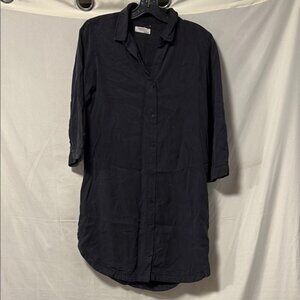 Zara Lyocel Shirt Dress Size XS